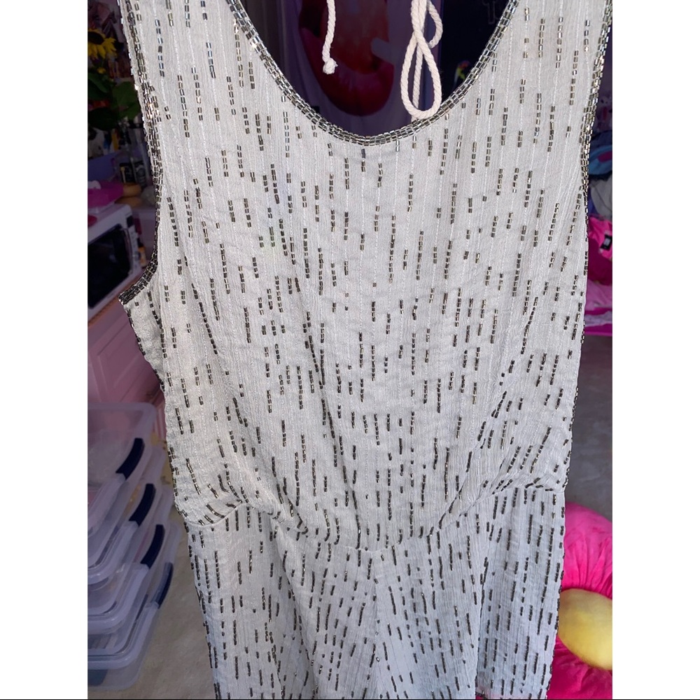 Free people embellished beaded romper - Picture 4 of 6